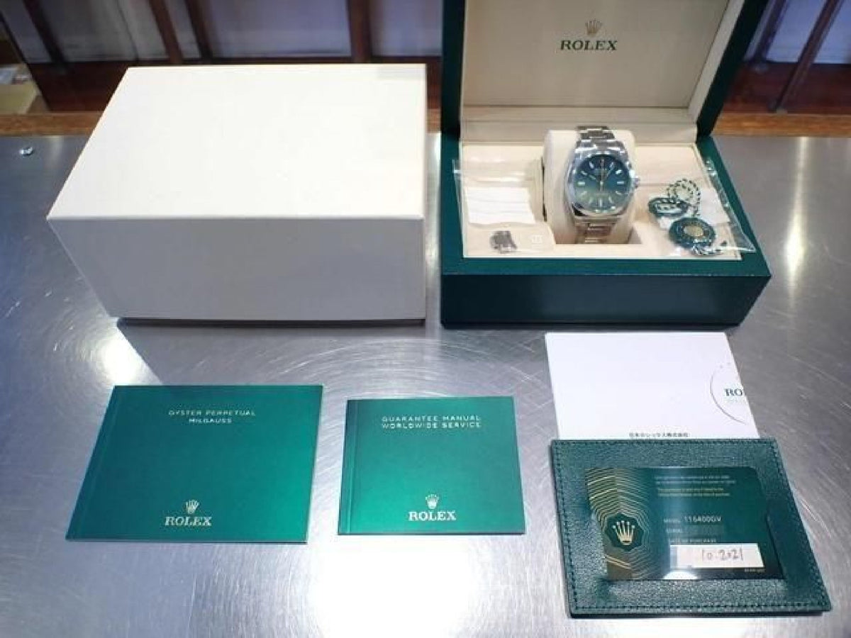 ROLEX Milgauss Z blue 116400GV '21 Herren 193762697 hannari-shop