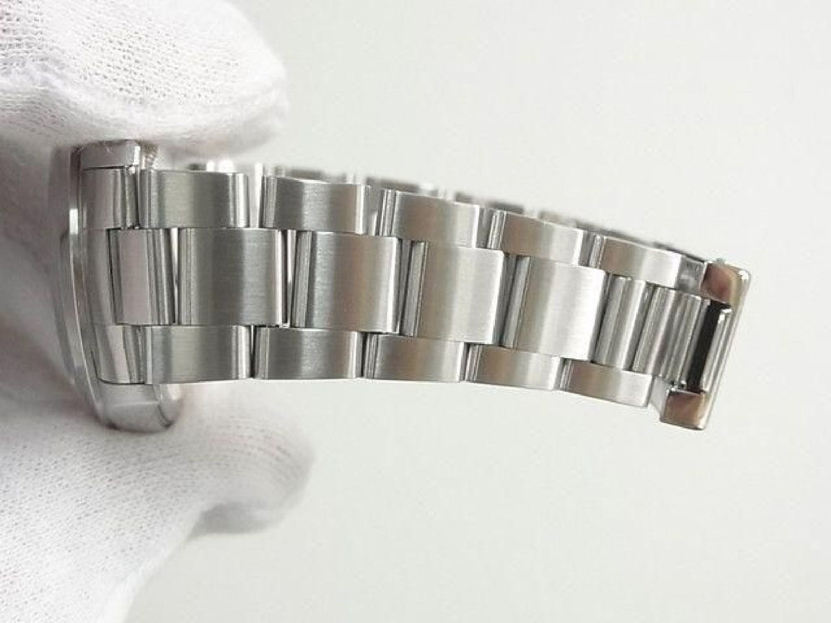 ROLEX Datejust black Dial 16200 P series Mens 193793597 hannari-shop