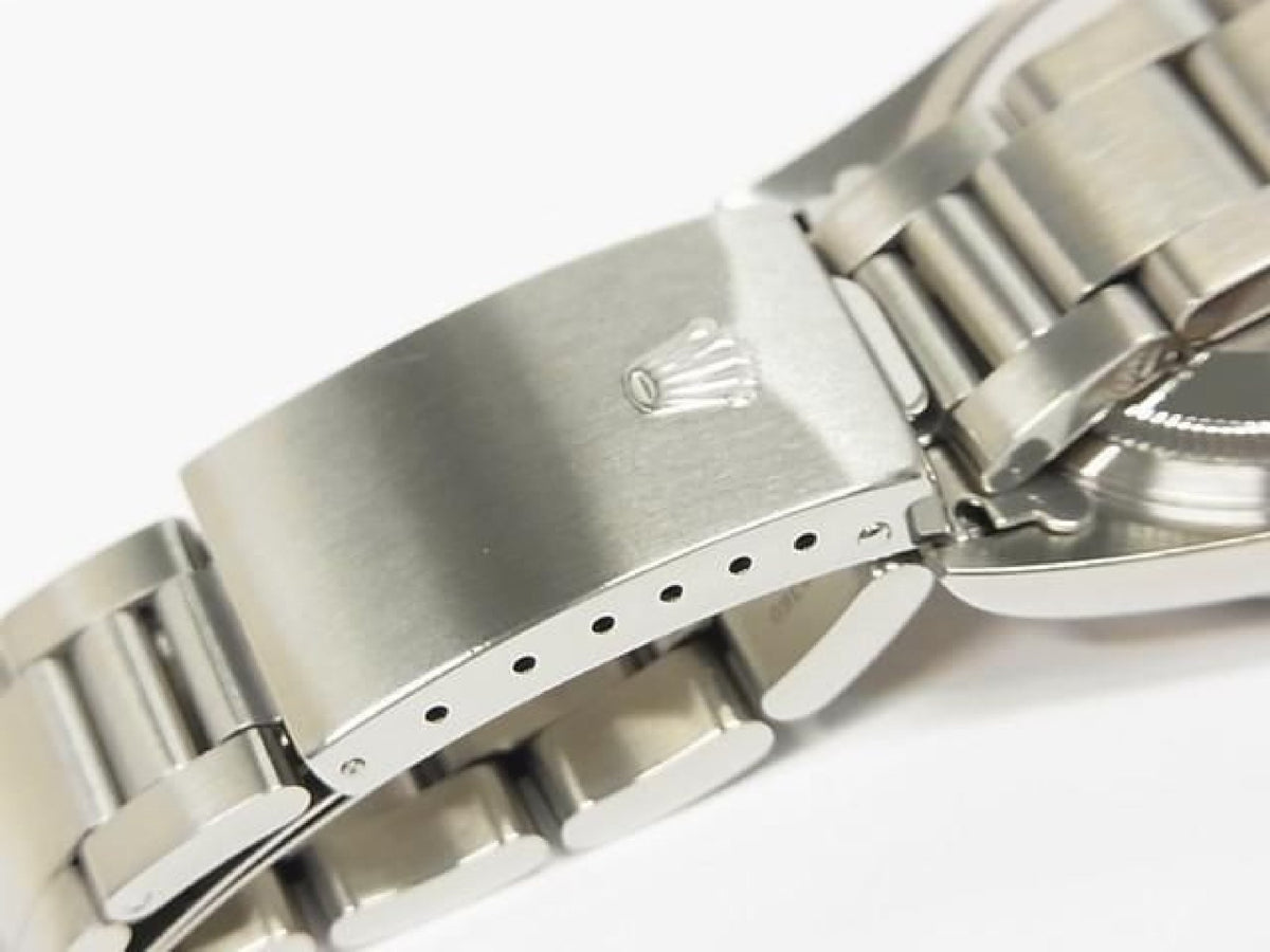 ROLEX Datejust black Dial 16200 P series Mens 193793597 hannari-shop