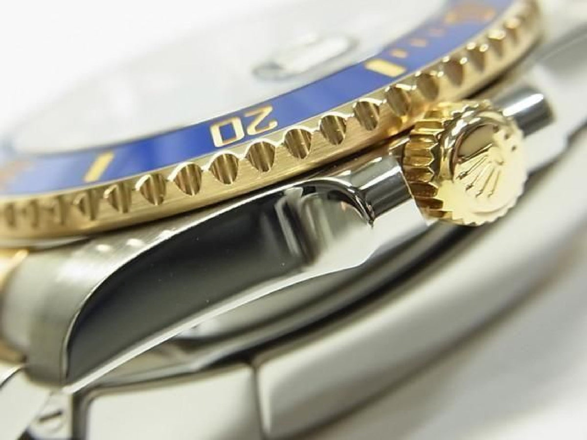 ROLEX Submariner date SS xYG blaues 8P Diamant Ref.116613GLB Herren 193804161 hannari-shop