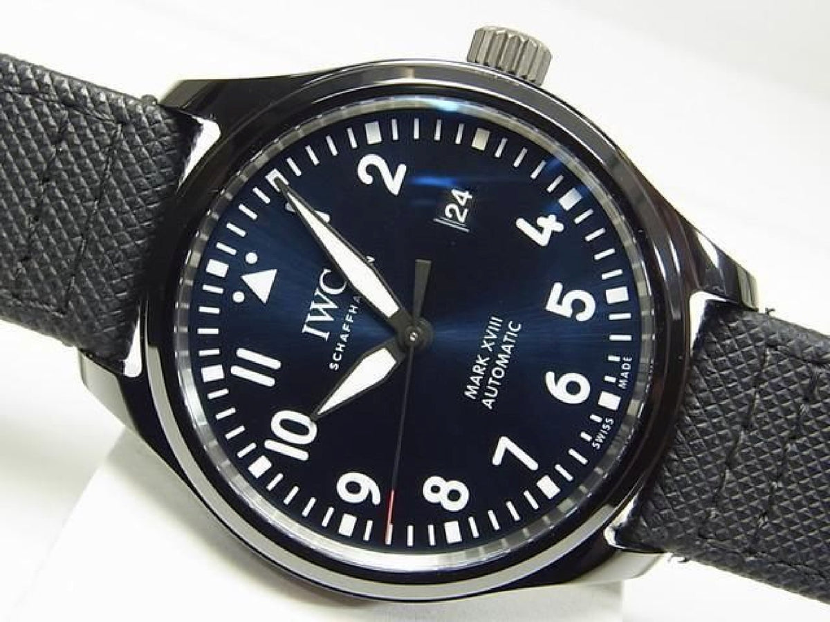 IWC mark18 Laureus blaues Zifferblatt 1500 Los Limitiert IW324703 Herren 193815059 hannari-shop