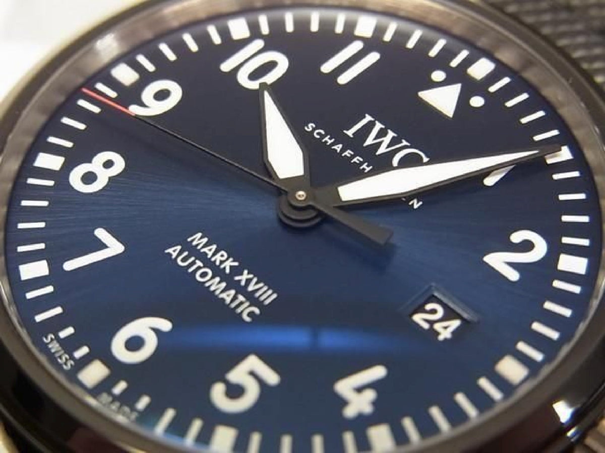 IWC mark18 Laureus blaues Zifferblatt 1500 Los Limitiert IW324703 Herren 193815059 hannari-shop