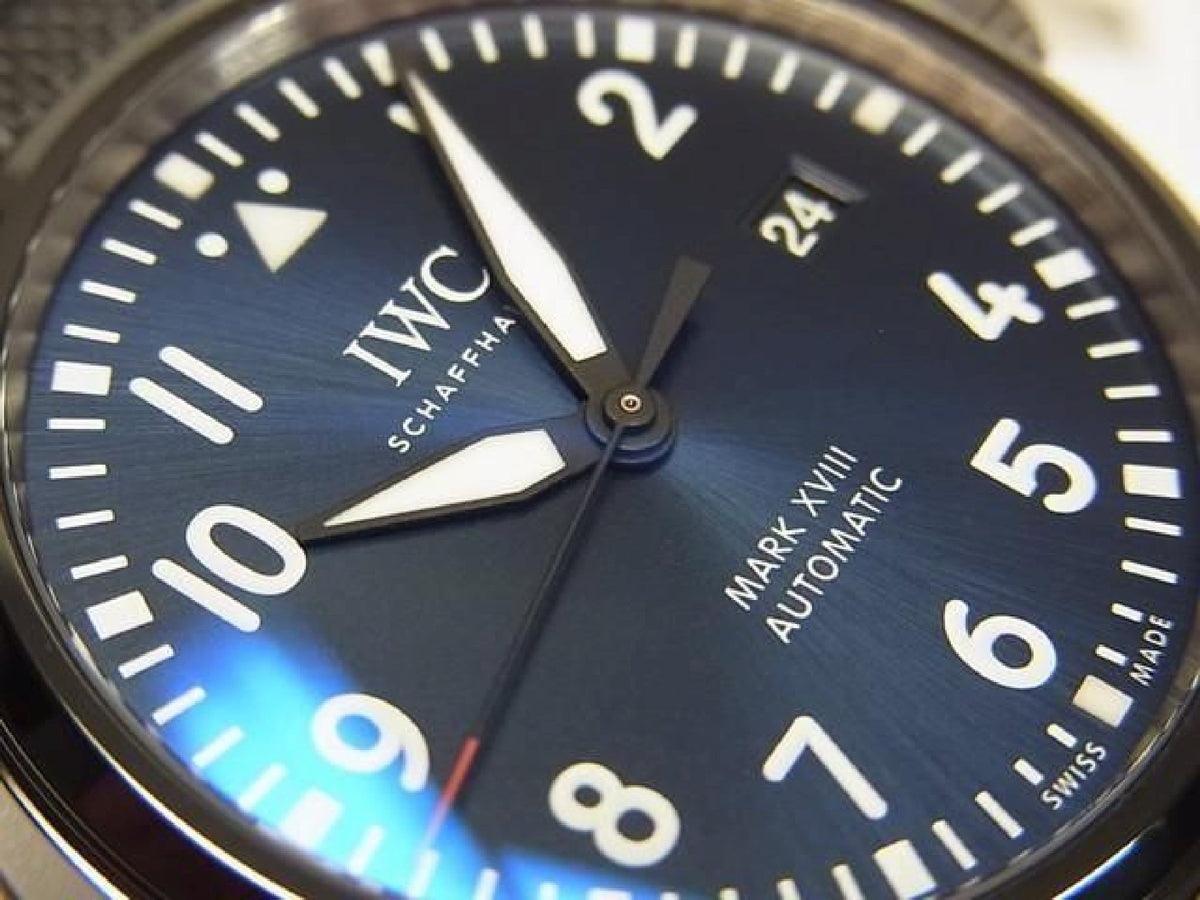 IWC mark18 Laureus blaues Zifferblatt 1500 Los Limitiert IW324703 Herren 193815059 hannari-shop