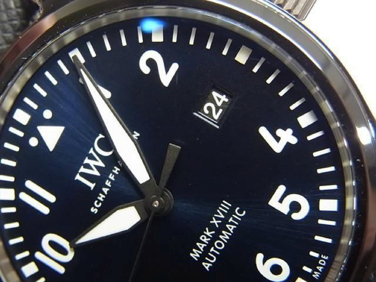 IWC mark18 Laureus blaues Zifferblatt 1500 Los Limitiert IW324703 Herren 193815059 hannari-shop