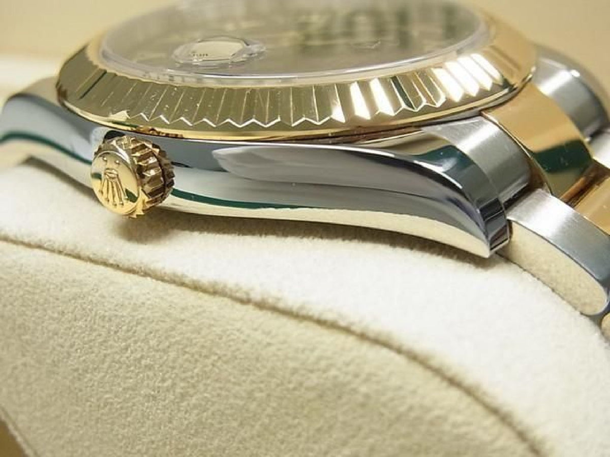 ROLEX DatejustII SS xYG Kombination Black Roman 116333 Originalware Herren 193837301 hannari-shop
