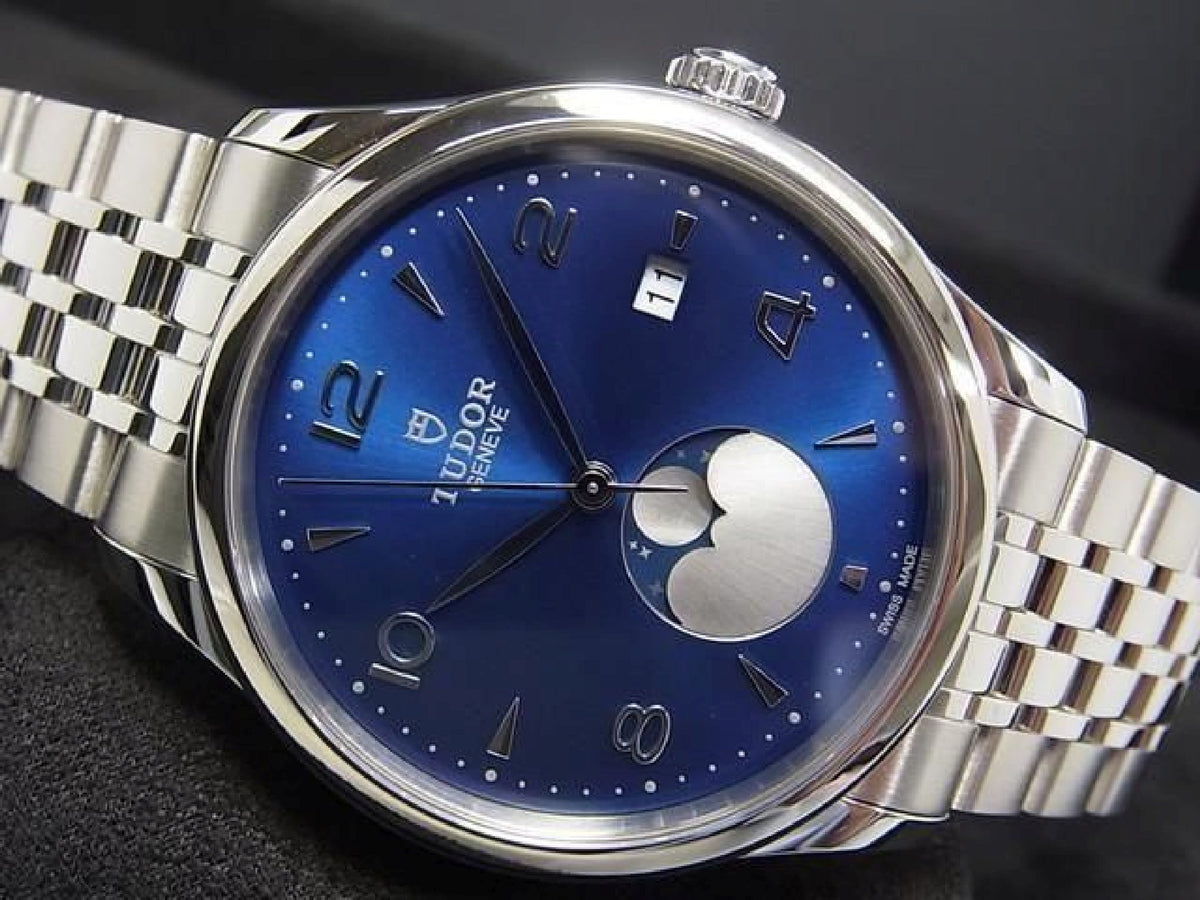 TUDOR 1926 Luna Zifferblatt blau 39 MM Ref.91560 Herren 193837610 hannari-shop