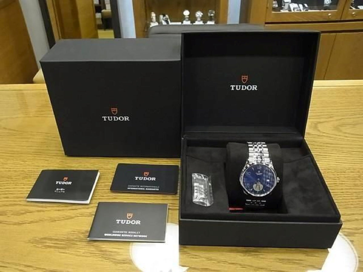 TUDOR 1926 Luna blue Dial 39 MM Ref.91560 Mens 193837610 hannari-shop