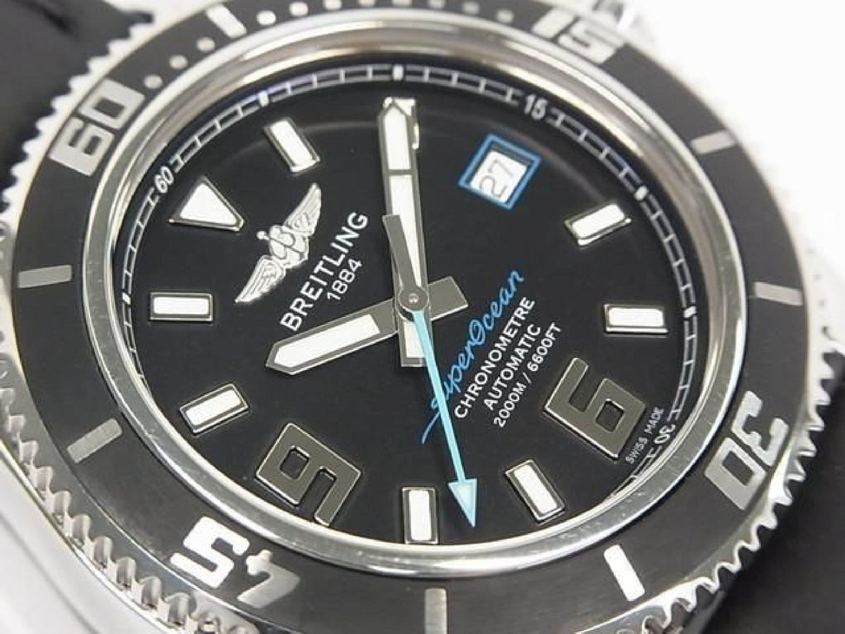 BREITLING Superocean 44 schwarz A17391A8/BA79 Herren 193838529 hannari-shop