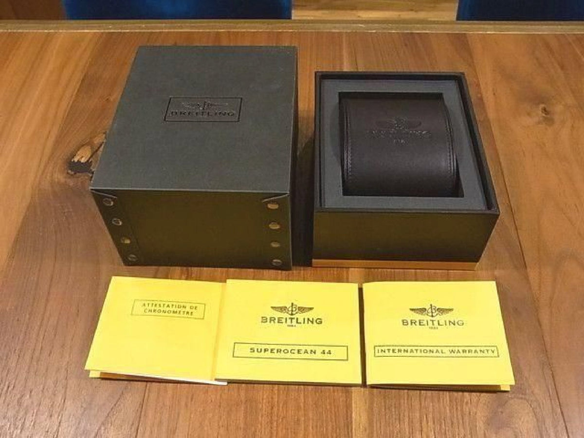 BREITLING Superocean 44 schwarz A17391A8/BA79 Herren 193838529 hannari-shop