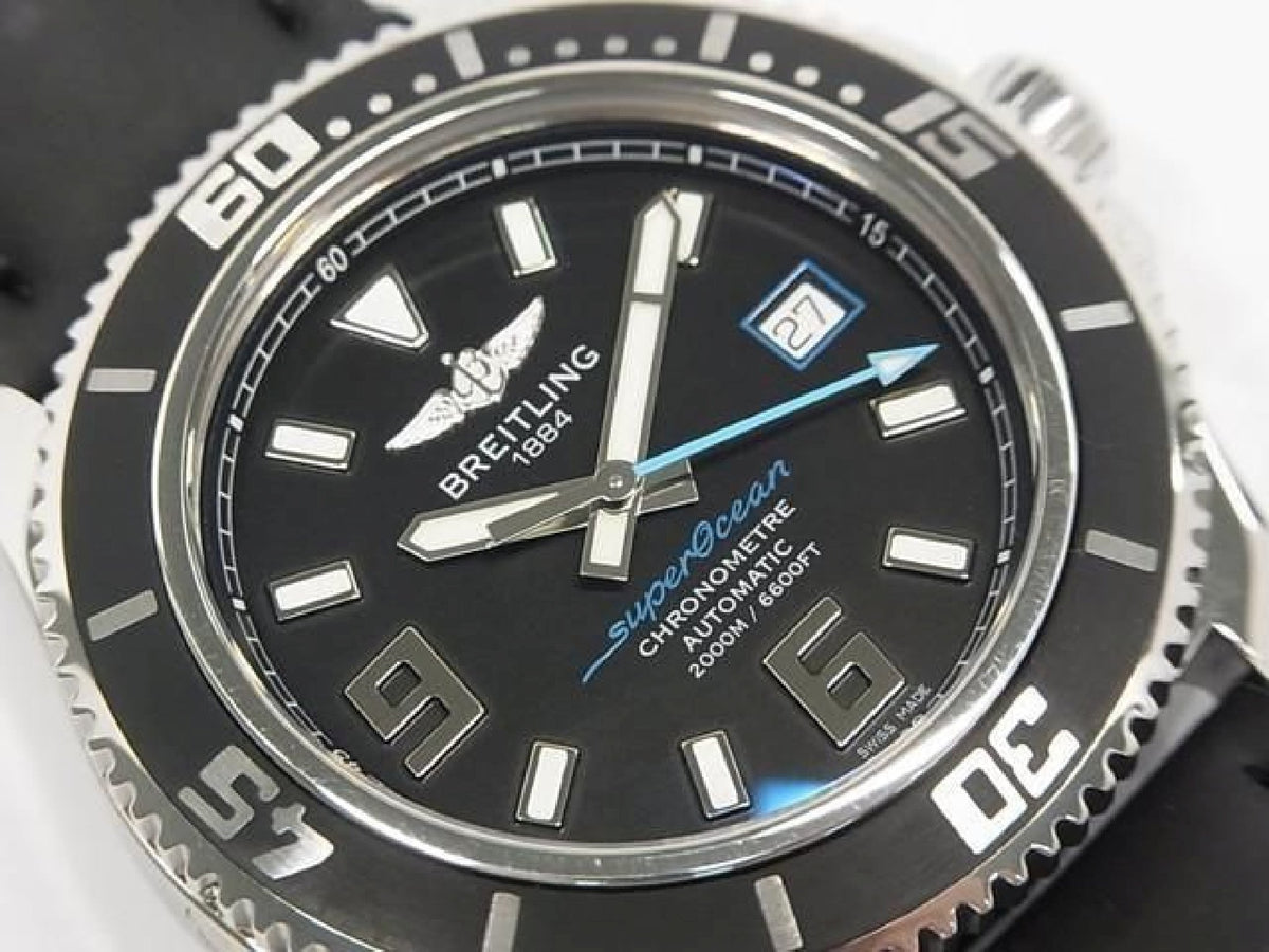 BREITLING Superocean 44 schwarz A17391A8/BA79 Herren 193838529 hannari-shop