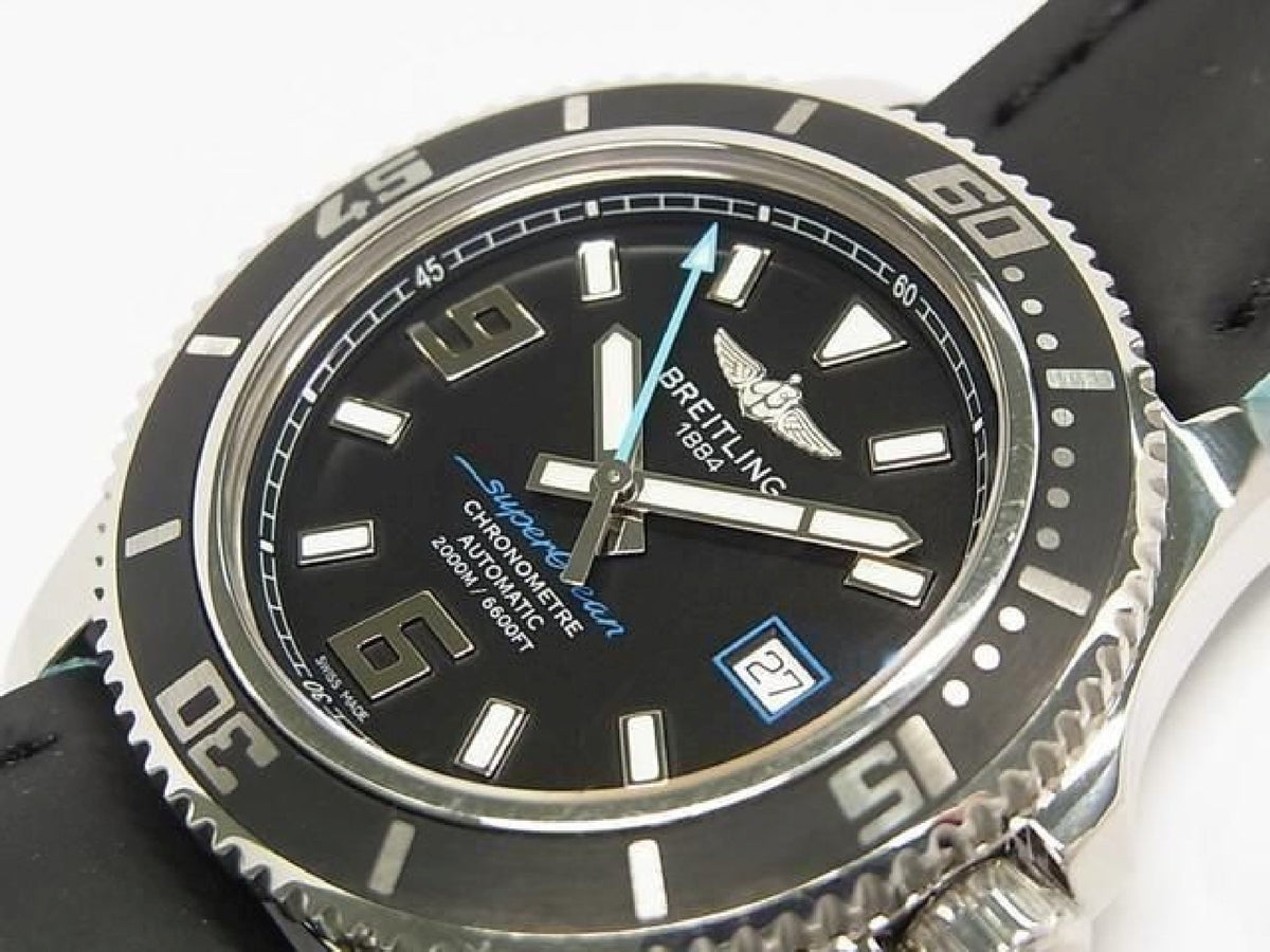 BREITLING Superocean 44 schwarz A17391A8/BA79 Herren 193838529 hannari-shop