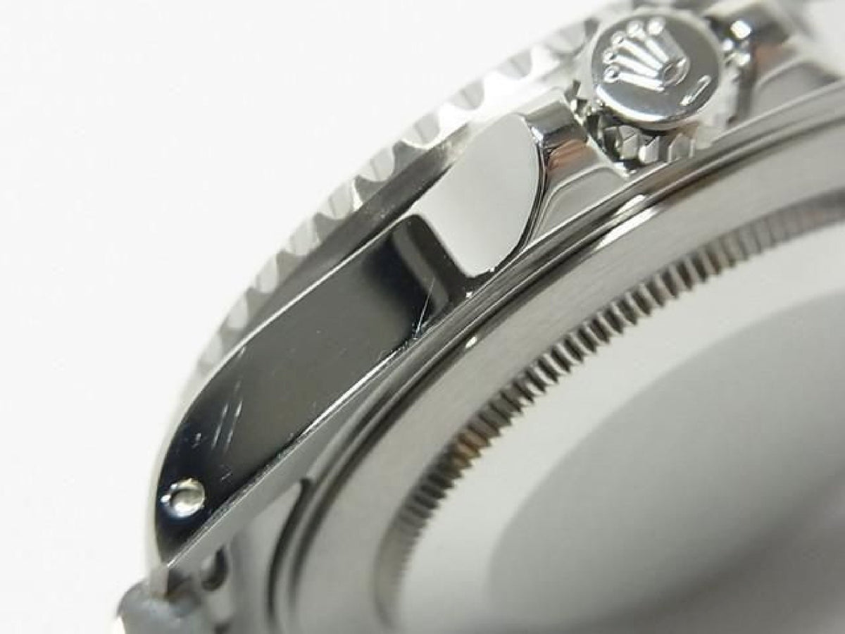 ROLEX GMT MasterII rote-blaue Lünette 16710 P-Serie schwarze Lünette Herren 193912798 hannari-shop
