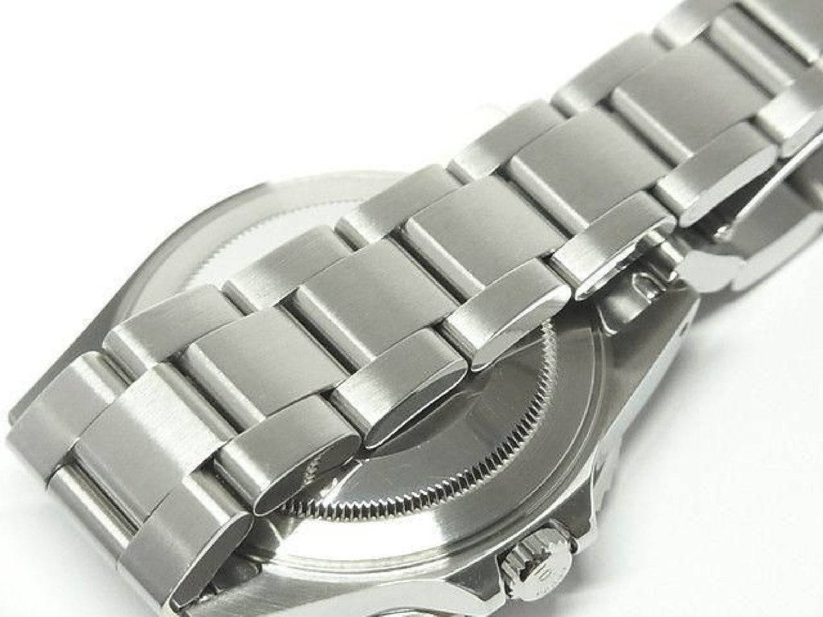 ROLEX GMT MasterII rote-blaue Lünette 16710 P-Serie schwarze Lünette Herren 193912798 hannari-shop