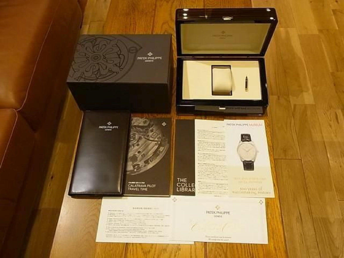 PATEK PHILIPPE Calatoraba Pilot's Travel Time medium 18KRG 7234R-001 Echtheitsware Herren 193914877 hannari-shop