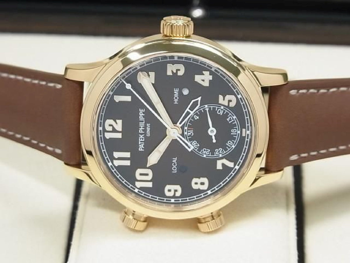 PATEK PHILIPPE Calatoraba Pilot's Travel Time medium 18KRG 7234R-001 Echtheitsware Herren 193914877 hannari-shop