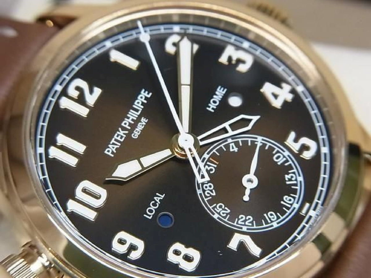 PATEK PHILIPPE Calatoraba Pilot's Travel Time medium 18KRG 7234R-001 Echtheitsware Herren 193914877 hannari-shop