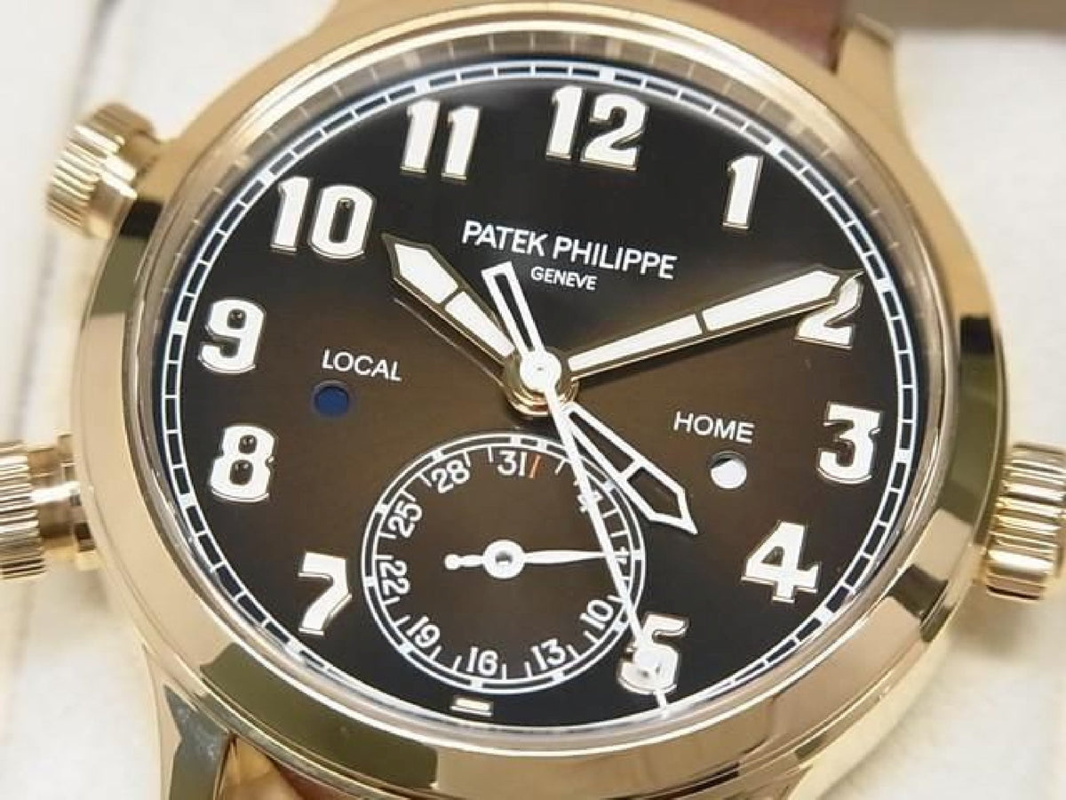 PATEK PHILIPPE Calatoraba Pilot's Travel Time medium 18KRG 7234R-001 Echtheitsware Herren 193914877 hannari-shop