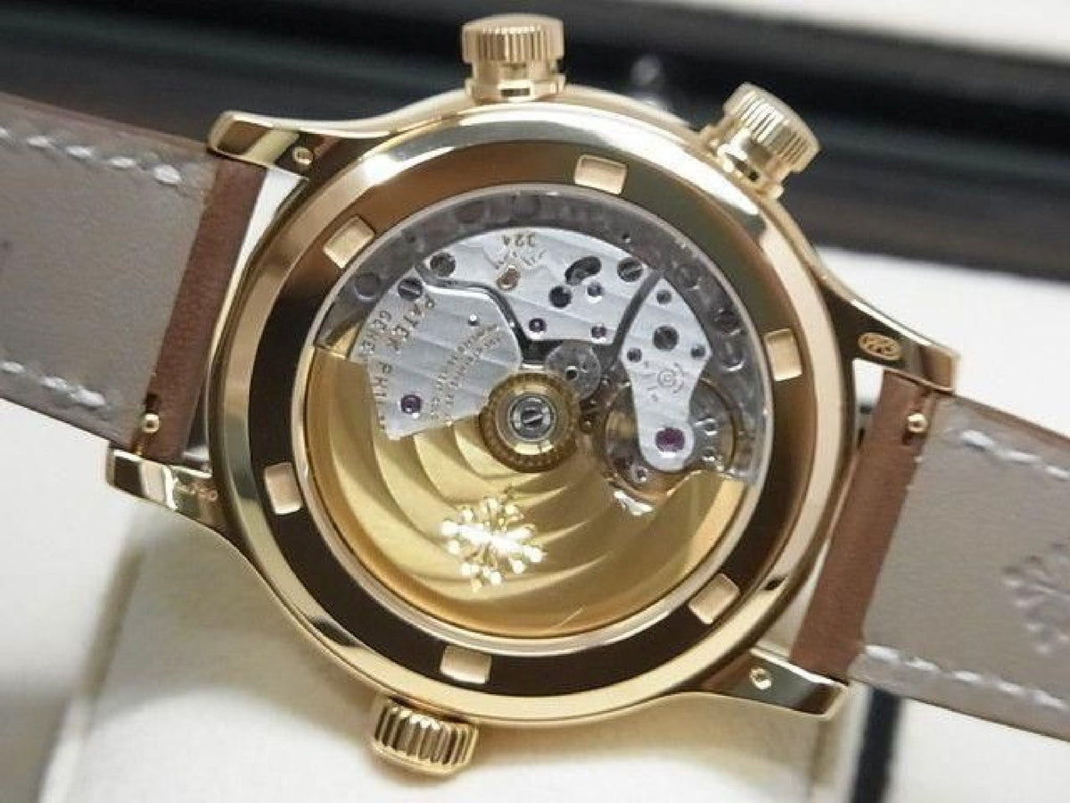 PATEK PHILIPPE Calatoraba Pilot's Travel Time medium 18KRG 7234R-001 Echtheitsware Herren 193914877 hannari-shop