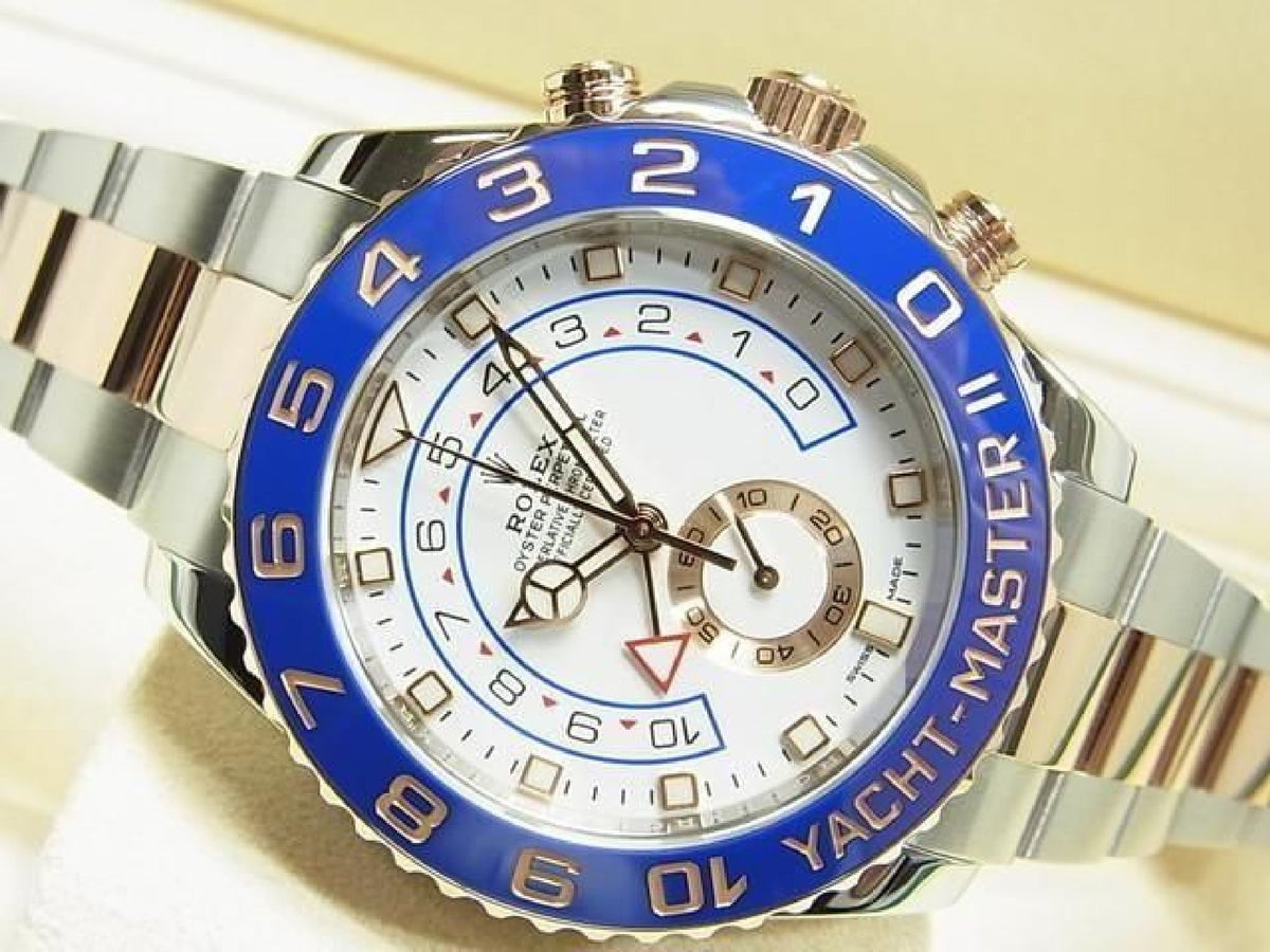ROLEX YACHT-MASTERII SS x Everose Gold combination Ref.116681 Mens 193920439 hannari-shop