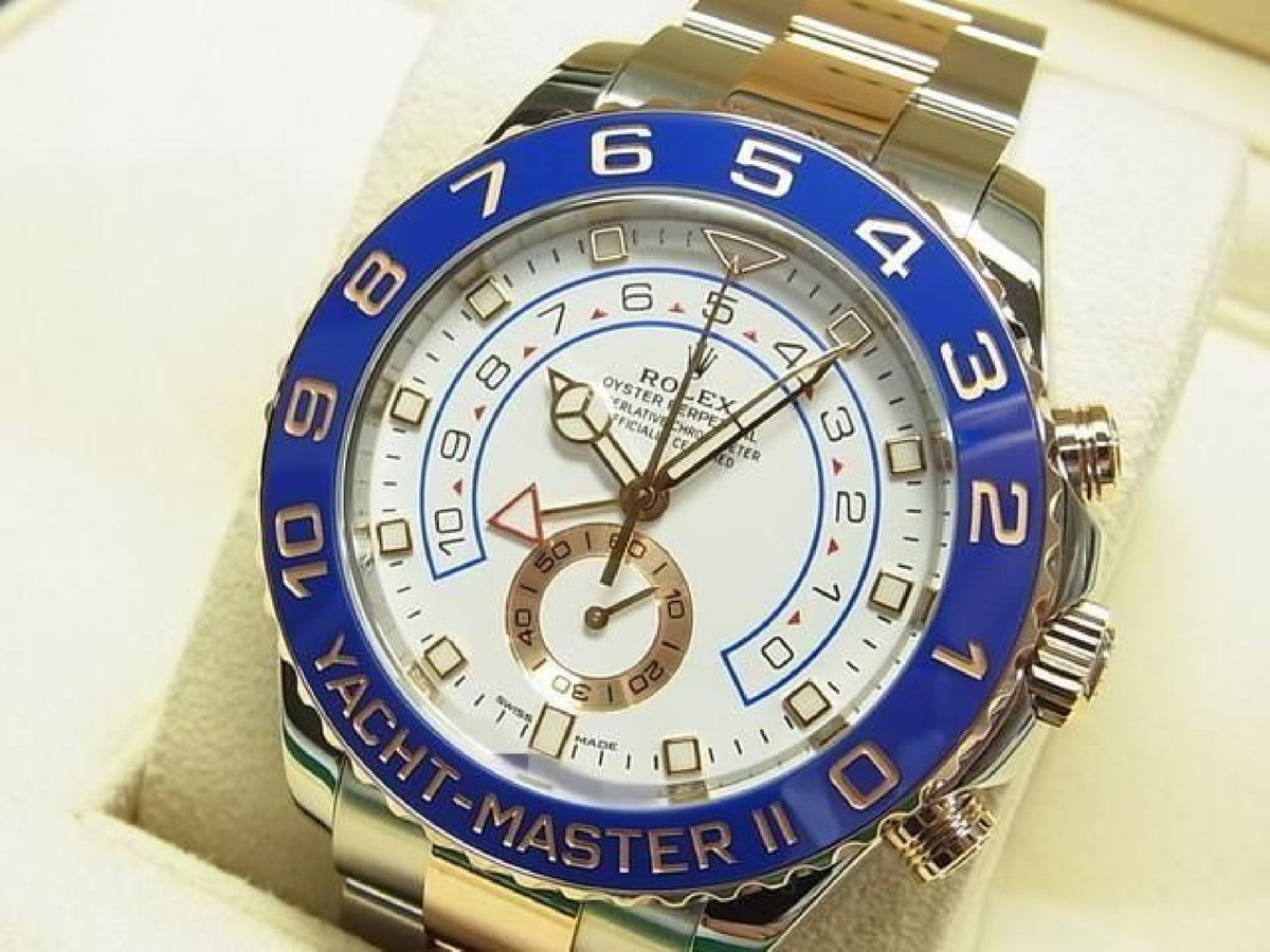 ROLEX YACHT-MASTERII SS x Everose Gold combination Ref.116681 Mens 193920439 hannari-shop