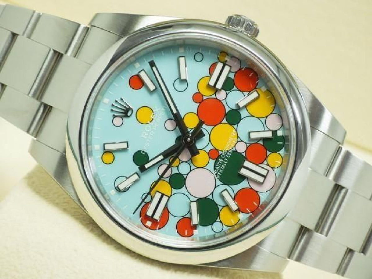 ROLEX Oyster PERPETUAL 41 Feiermotiv 124300 unbenutzt Herren 193929943 hannari-shop