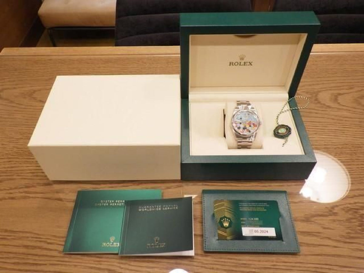 ROLEX Oyster PERPETUAL 41 Feiermotiv 124300 unbenutzt Herren 193929943 hannari-shop