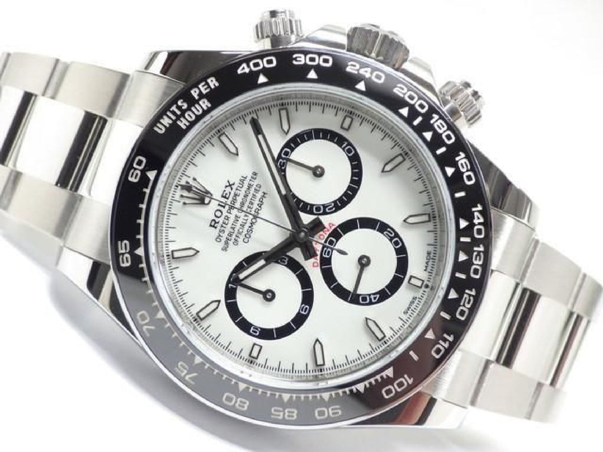 ROLEX Daytona weißes Zifferblatt 126500LN '25 gekauft Herren 193986704 hannari-shop