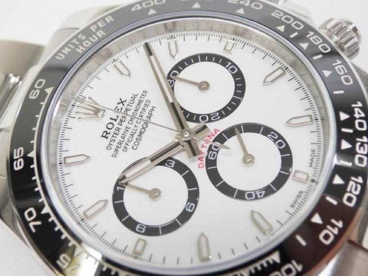 ROLEX Daytona weißes Zifferblatt 126500LN '25 gekauft Herren 193986704 hannari-shop