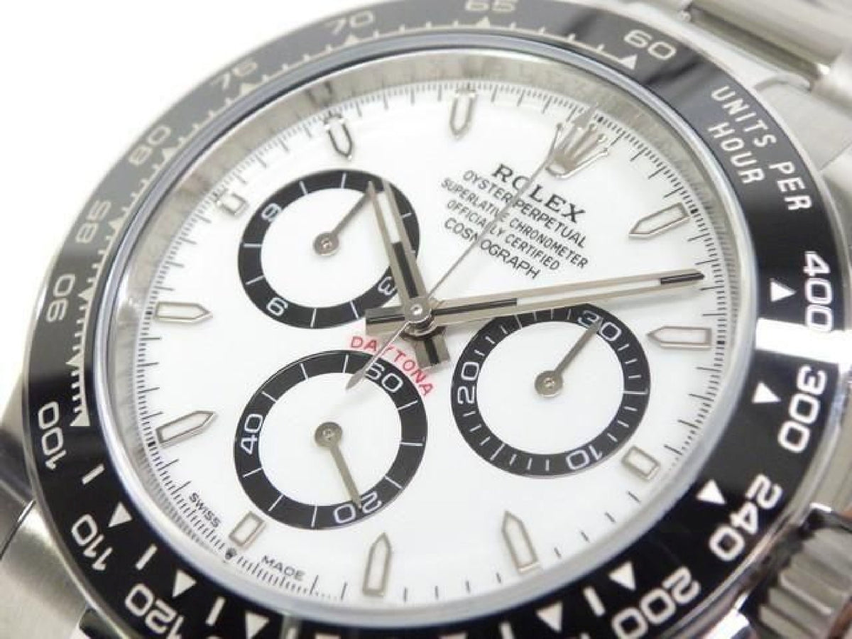 ROLEX Daytona weißes Zifferblatt 126500LN '25 gekauft Herren 193986704 hannari-shop