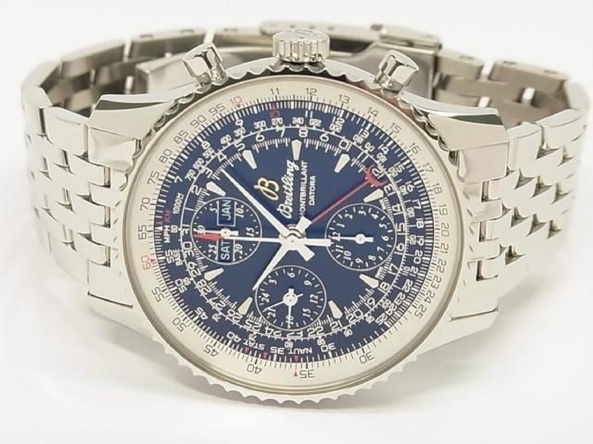 BREITLING Montbrillant Datora schwarzes A21330 Armband-Spezifikation Herren 194221755 hannari-shop