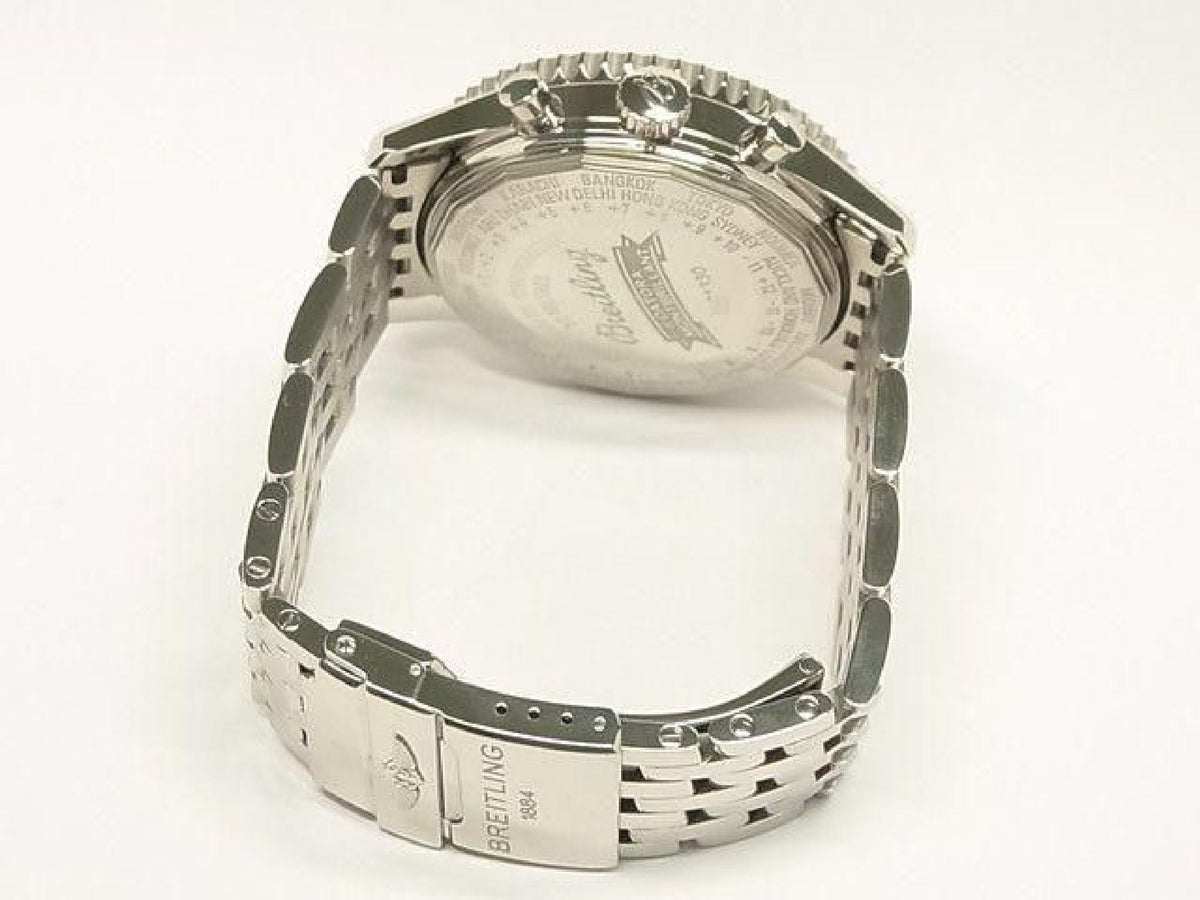 BREITLING Montbrillant Datora schwarzes A21330 Armband-Spezifikation Herren 194221755 hannari-shop