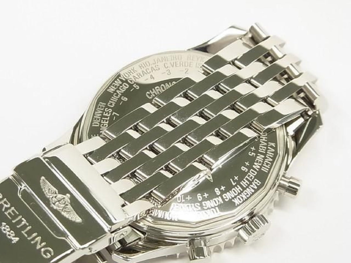 BREITLING Montbrillant Datora schwarzes A21330 Armband-Spezifikation Herren 194221755 hannari-shop