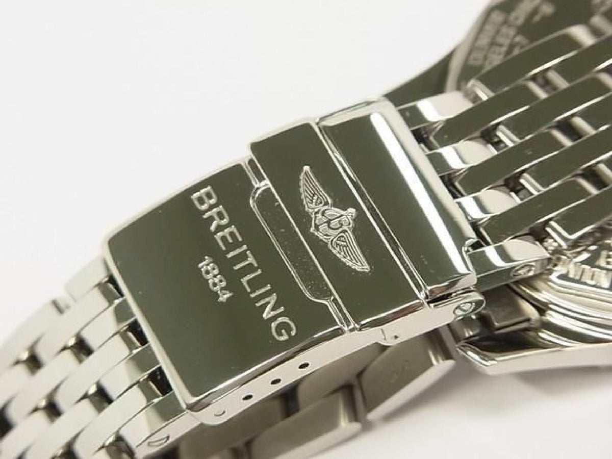 BREITLING Montbrillant Datora schwarzes A21330 Armband-Spezifikation Herren 194221755 hannari-shop