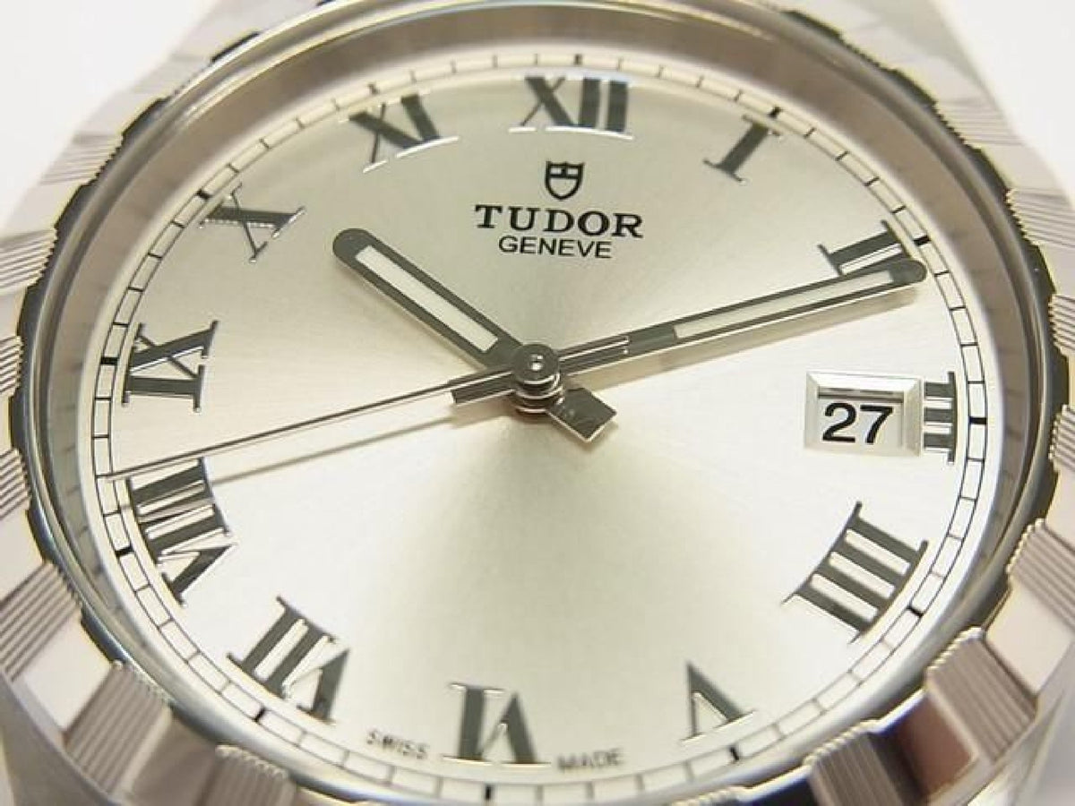 TUDOR Royal 38 MM silbernes Zifferblatt 28500 Herrenuhr 194241742 hannari-shop