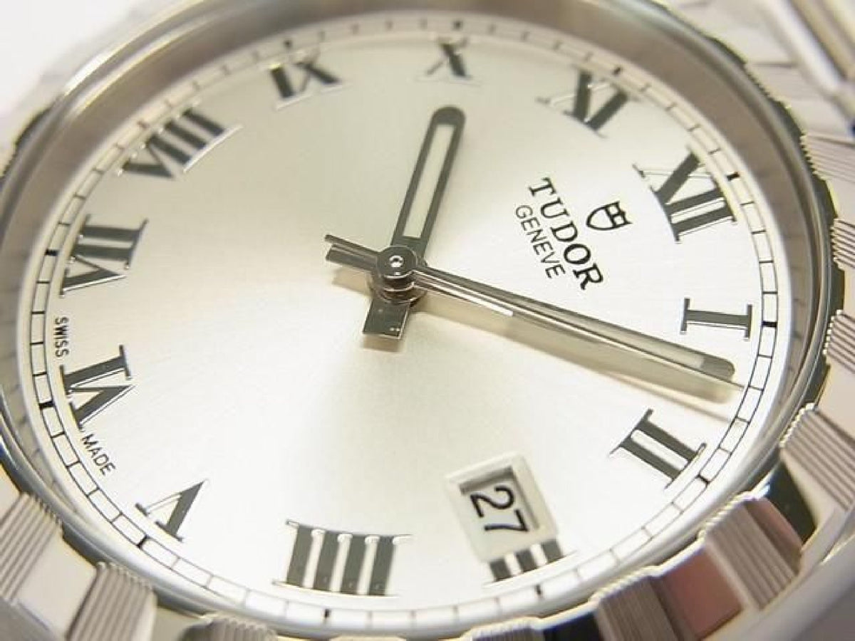 TUDOR Royal 38 MM silbernes Zifferblatt 28500 Herrenuhr 194241742 hannari-shop
