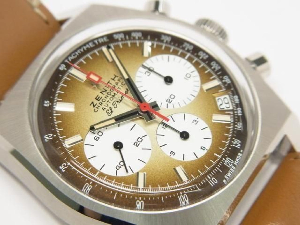 ZENITH Chrono Master Revival El Primero A385 Gradation braun 03.A384.400\/385.C855 Herren 194243077 hannari-shop