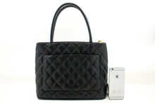 CHANEL Gold Medallion Caviar Shoulder Bag Grand Shopping Tote n56 hannari-shop
