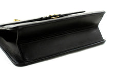 CHANEL Small Chain Shoulder Bag Clutch Black Quilted Flap Lambskin p06 hannari-shop