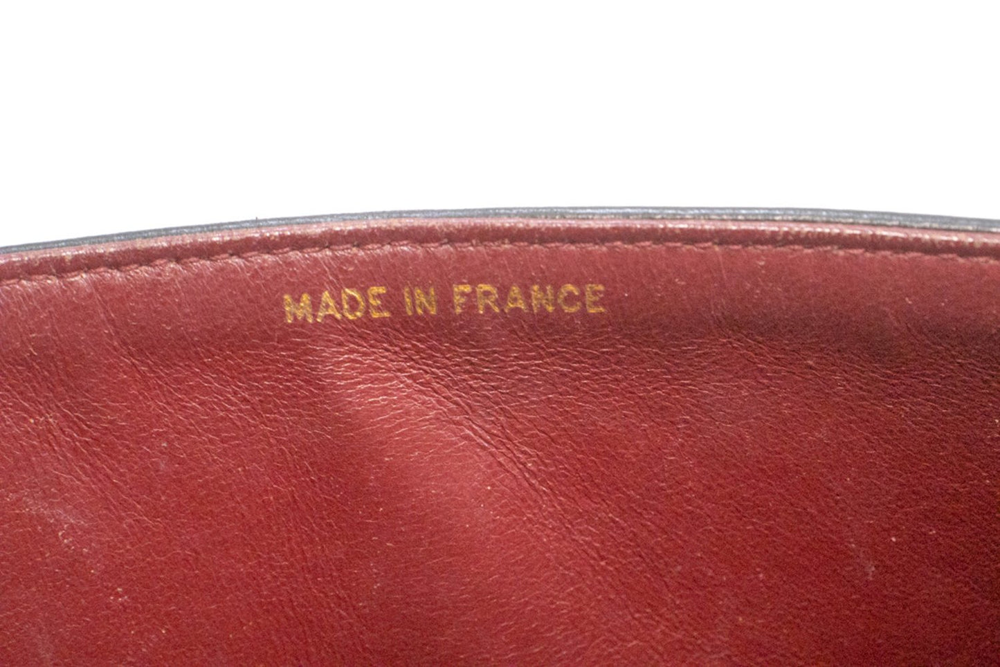 CHANEL Classic Double Flap 10" Kettenschultertasche aus schwarzem Lammleder am3 hannari-shop
