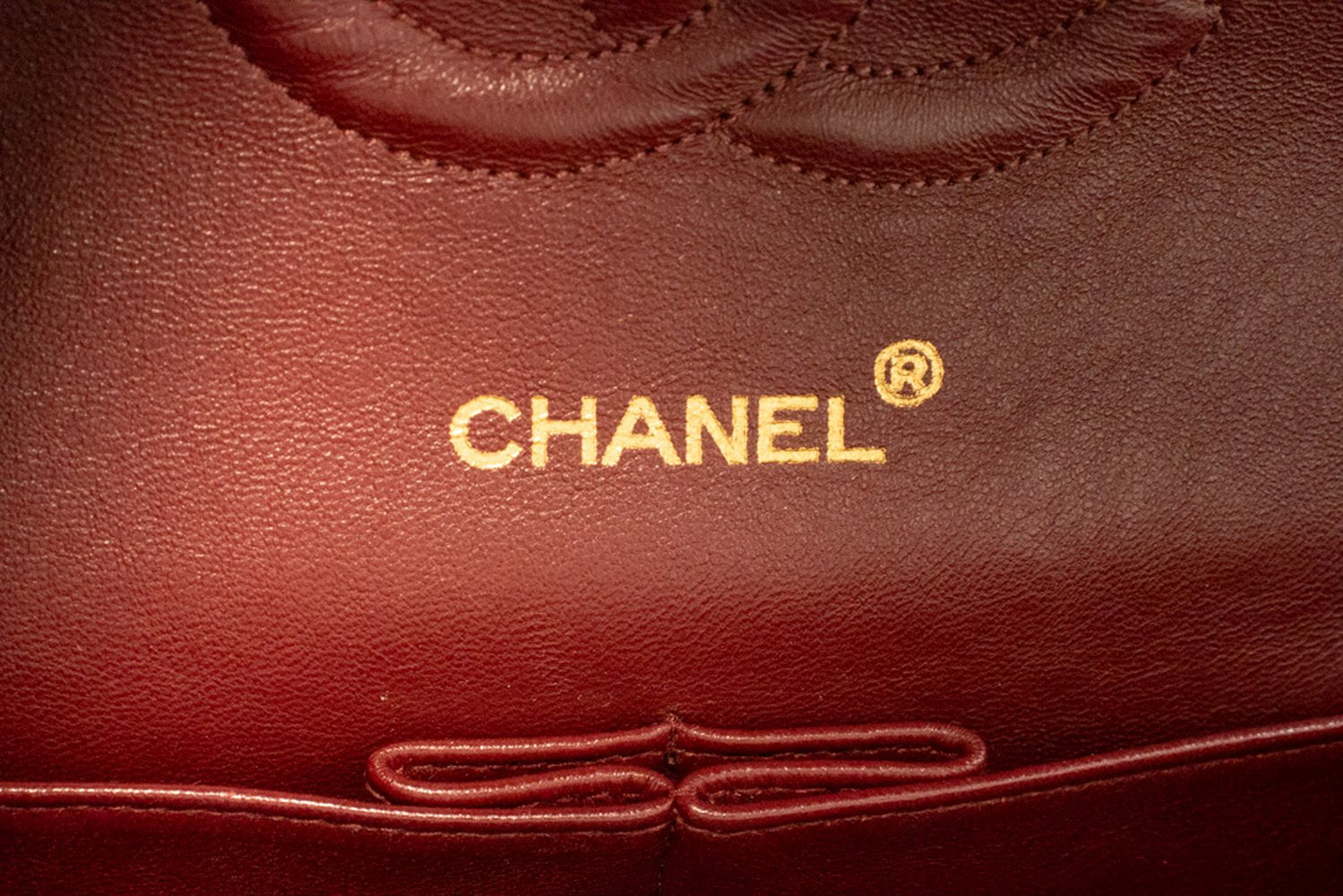 CHANEL Classic Double Flap 10" Ketten-Umhängetasche Schwarz Lammleder ak7 hannari-shop