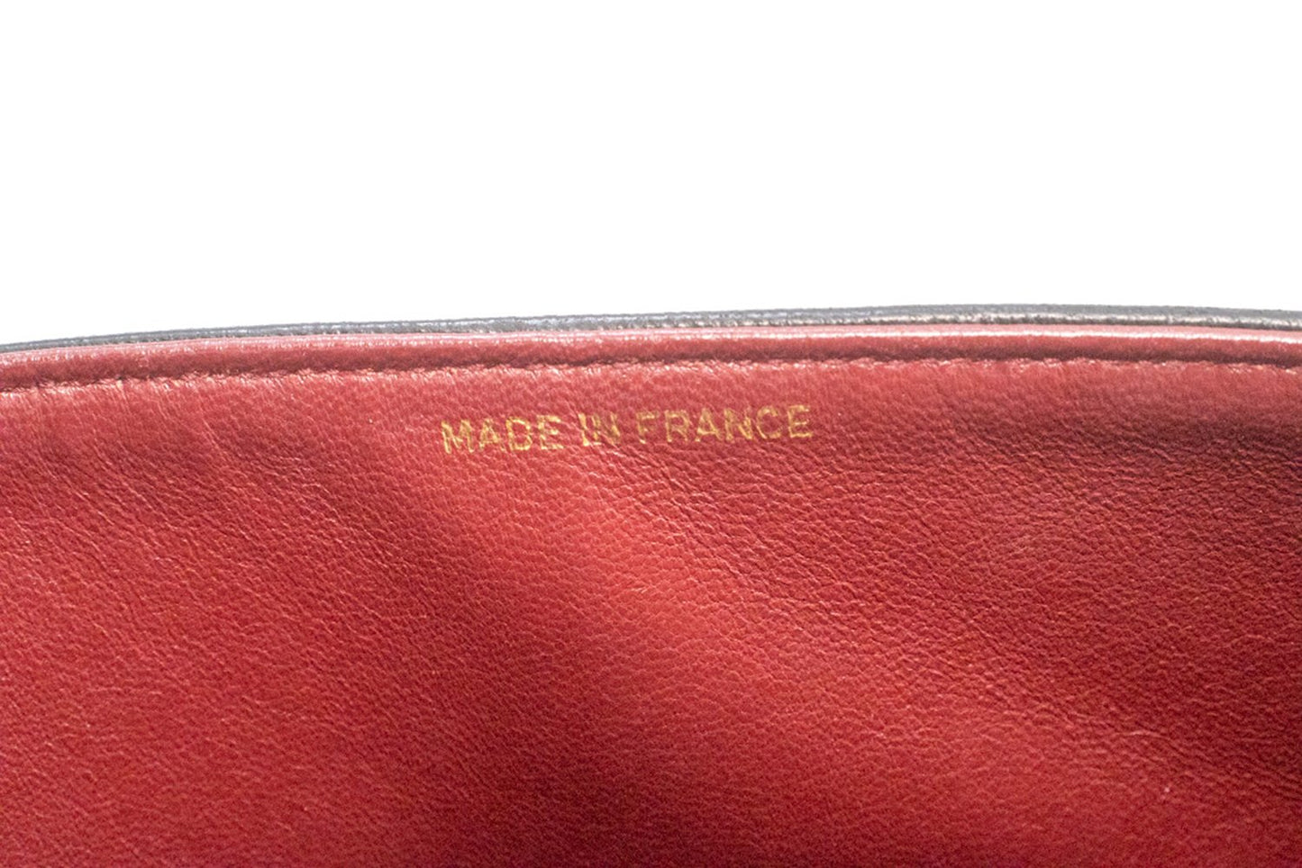 CHANEL Classic Double Flap 10" Ketten-Umhängetasche Schwarz Lammleder ak7 hannari-shop