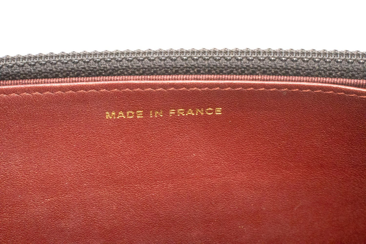 CHANEL Grained Calfskin Wallet On Chain WOC Black Shoulder Bag ap1 hannari-shop