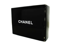 CHANEL Classic Double Flap 10" Chain Shoulder Bag Black Lambskin m90 hannari-shop