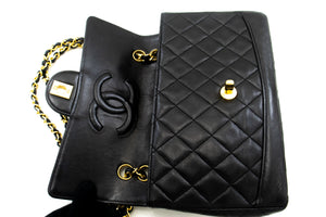 CHANEL Vintage Classic Chain Shoulder Bag Single Flap Quilted Lamb m81 hannari-shop