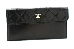 CHANEL Vintage Classic Chain Shoulder Bag Single Flap Quilted Lamb m81 hannari-shop