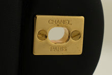 CHANEL Classic Double Flap 10" Chain Shoulder Bag Black Lambskin m75 hannari-shop