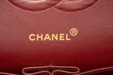 CHANEL Classic Double Flap 10" Chain Shoulder Bag Black Lambskin m75 hannari-shop