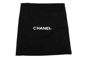 CHANEL Grained Calfskin Double Flap 9" Chain Shoulder Bag Black n49 hannari-shop