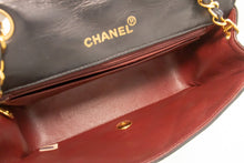 CHANEL Diana Flap Chain Shoulder Bag Black Quilted Lambskin Purse n77 hannari-shop