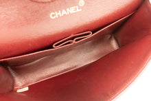 CHANEL Classic Double Flap 10" Chain Shoulder Bag Black Lambskin n44 hannari-shop